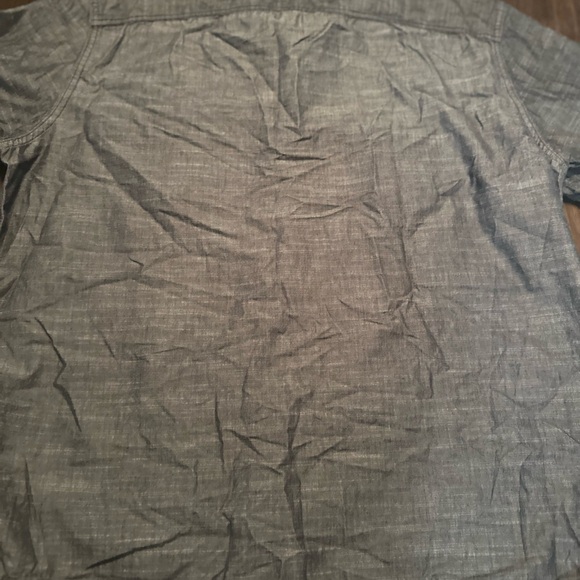 Rock & Republic Button UP Shirt Men’s XXL Gray Solid Color 100% Cotton - Picture 7 of 9